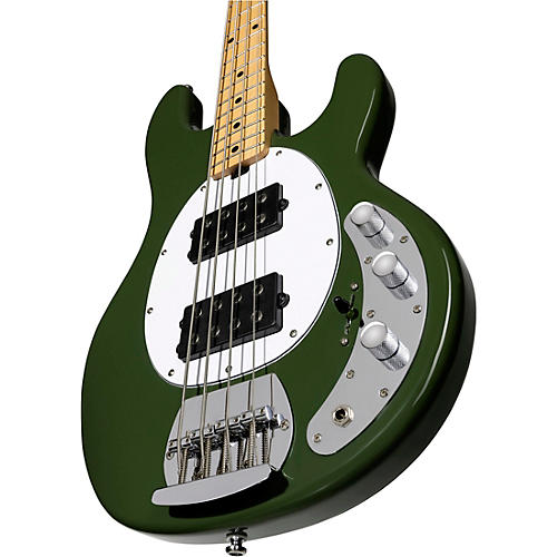 Sterling by Music Man StingRay Ray4HH Maple Fingerboard Electric Bass Cobra Blue - musicians--Friend