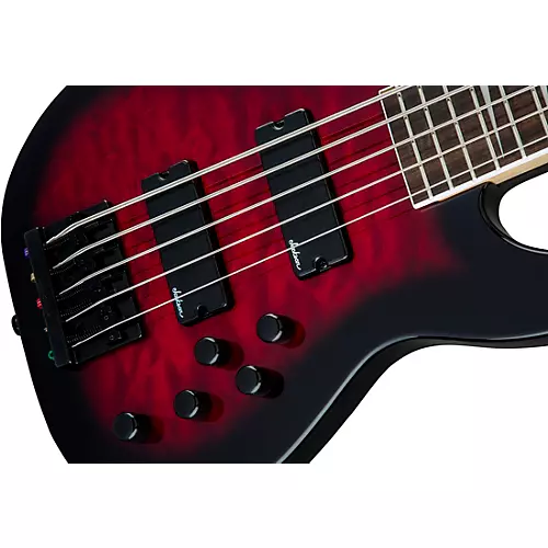 Jackson JS Series Concert Bass JS3VQ 5-String Cherry Burst - musicians--Friend
