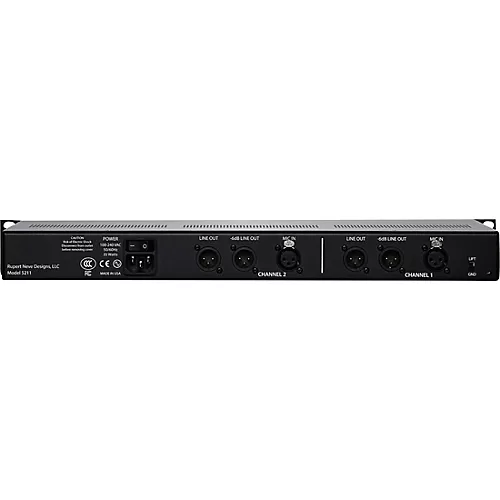 Rupert Neve Designs 5211 2-Channel Microphone Preamp - musicians--Friend