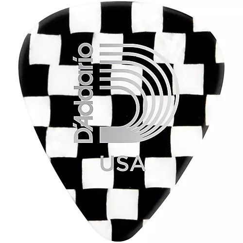 D'Addario Classic Celluloid Guitar Picks - 12-Pack Medium Camouflage - musicians--Friend