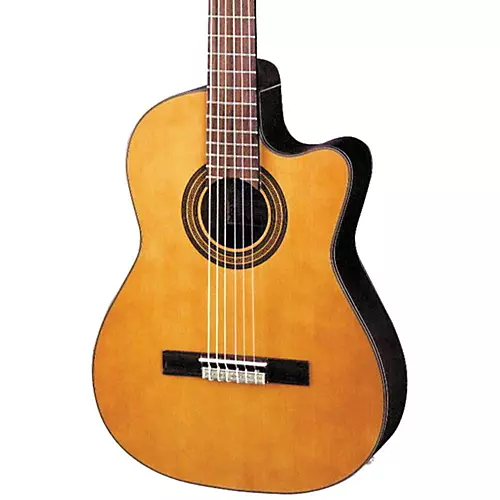 Ibanez GA Series GA6CE Classical Cutaway Acoustic-Electric Guitar Natural - musicians--Friend
