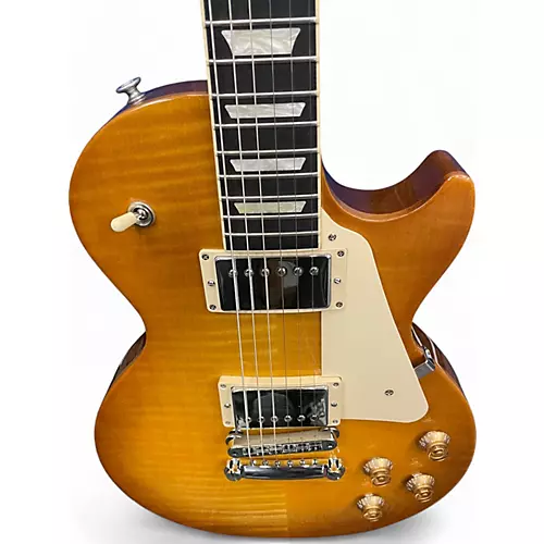Used 2024 Gibson Les Paul studio Session AA Honey Burst Solid Body Electric Guitar Honey Burst - musicians--Friend