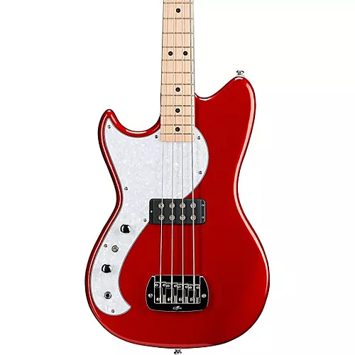 G&L Tribute Fallout Left Handed Shortscale Bass Guitar Candy Apple Red - musicians--Friend
