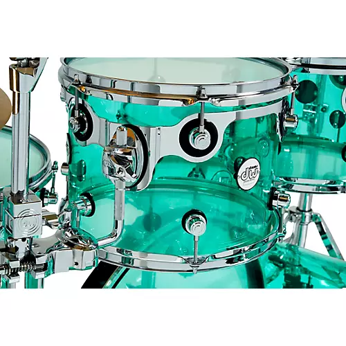 DW Design Series Acrylic 4-Piece Shell Pack Sea Glass - musicians--Friend