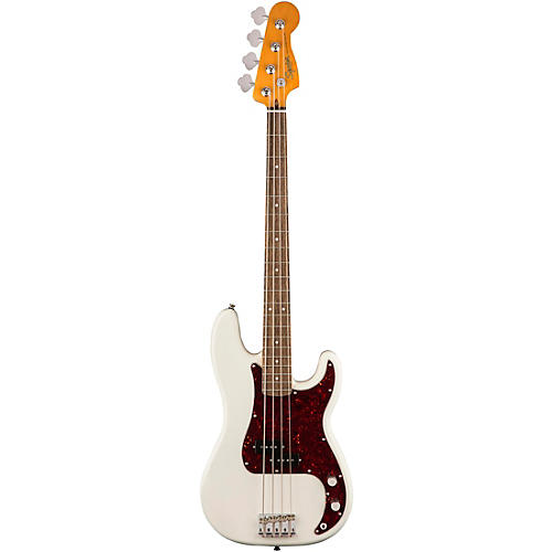 Squier Classic Vibe '60s Precision Bass Guitar Olympic White - musicians--Friend