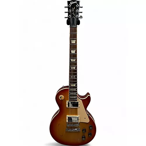 Used 2014 Gibson Peace SERENITy Les Paul Sunrise Solid Body Electric Guitar sunrise - musicians--Friend
