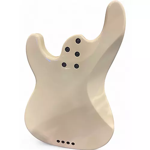 Used Schecter Guitar Research P-4 Antique Ivory Electric Bass Guitar Antique Ivory - musicians--Friend