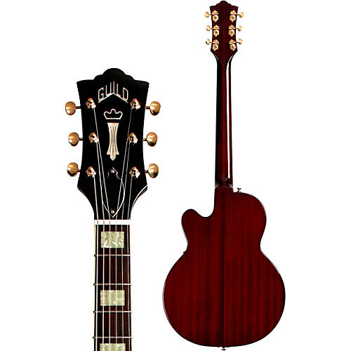 Guild M-75 Aristocrat Hollowbody Archtop Electric Guitar Antique Sunburst - musicians--Friend