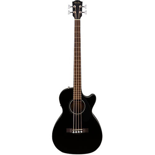 Fender CB-60SCE Acoustic-Electric Bass Guitar Black - musicians--Friend
