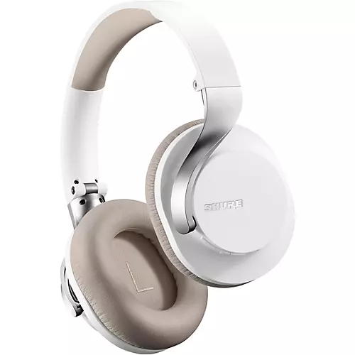 Open-Box Shure AONIC 40 Wireless Noise Cancelling Headphones Condition 1 - Mint White - musicians--Friend