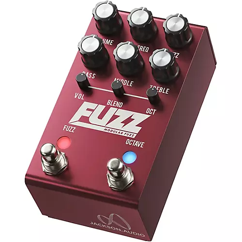 Jackson Audio FUZZ Modular Fuzz Effects Pedal Red - musicians--Friend