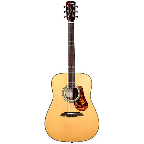 Alvarez MD70 Herringbone Dreadnought Acoustic Guitar Natural - musicians--Friend