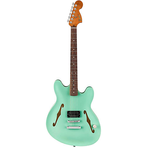 Fender Tom DeLonge Starcaster Electric Guitar Satin Shell Pink - musicians--Friend