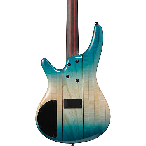 Ibanez Premium SR4CMLTD 4-String Electric Bass Guitar Caribbean Islet Low Gloss - musicians--Friend