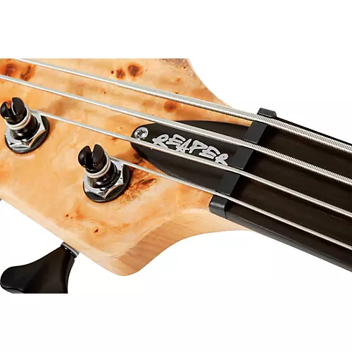 Schecter Guitar Research Reaper-4 Left-Handed Electric Bass Natural Satin - musicians--Friend