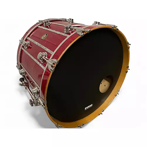 Used DW 4 Piece COLLECTOR'S SERIES MARINE SHELL PACK RED MARINE PEARL Drum Kit RED MARINE PEARL - musicians--Friend