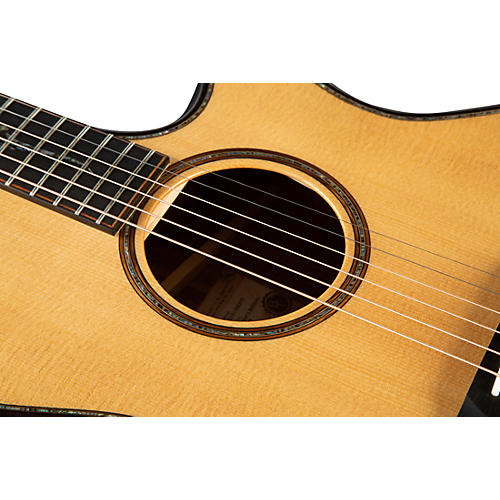 Taylor Builder's Edition K14ce V-Class Grand Auditorium Acoustic-Electric Guitar Kona Burst - musicians--Friend