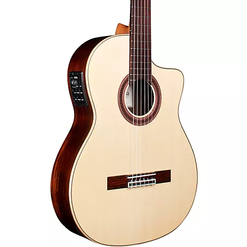 Cordoba GK Studio Negra Flamenco Acoustic-Electric Guitar Wine Red - musicians--Friend