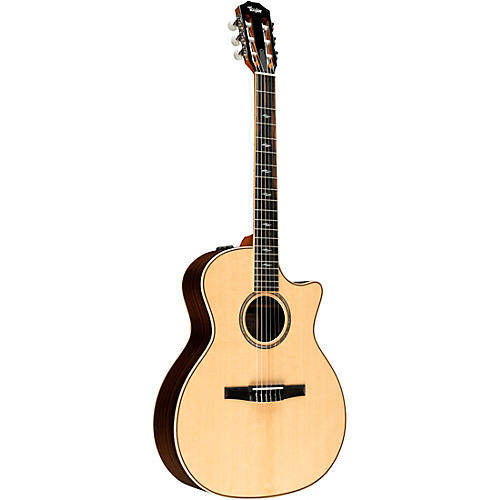 Taylor 814ce-N Grand Auditorium Acoustic-Electric Nylon-String Guitar Natural - musicians--Friend