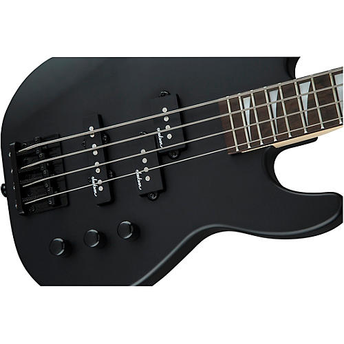 Jackson Concert Bass Minion JS1X Short-Scale Bass Guitar Satin Black - musicians--Friend