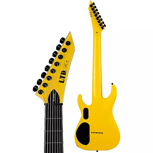 ESP LTD Stephen Carpenter SC-608 8-String Baritone Electric Guitar Yellow - musicians--Friend
