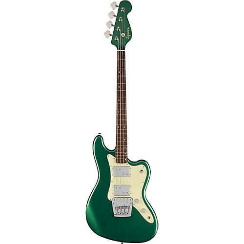 Squier Paranormal Rascal Bass HH Guitar Sherwood Green - musicians--Friend