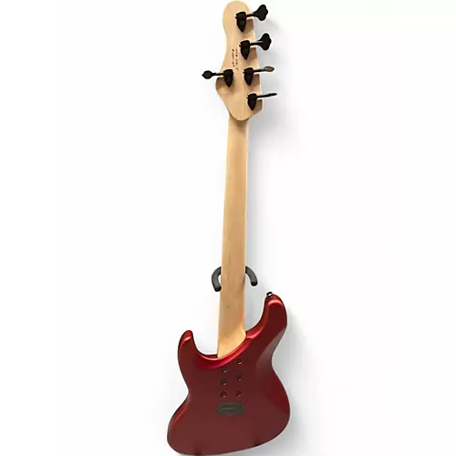 Used 2024 Brubaker JXB-USA-5 Red Velvet Electric Bass Guitar Red Velvet - musicians--Friend