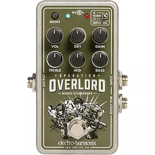 Electro-Harmonix Nano Operation Overlord Overdrive/Distortion Pedal - musicians--Friend