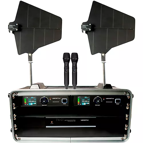 VocoPro BENCHMARK-DUAL-HH 2-Channel True Diversity Handheld Microphone System 902-927.2mHz - musicians--Friend
