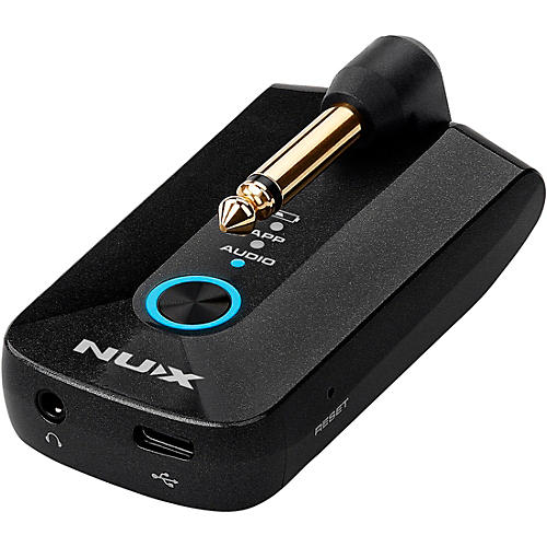 NUX Mighty Plug Pro Guitar & Bass Modeling Headphone Amp With Bluetooth Black - musicians--Friend