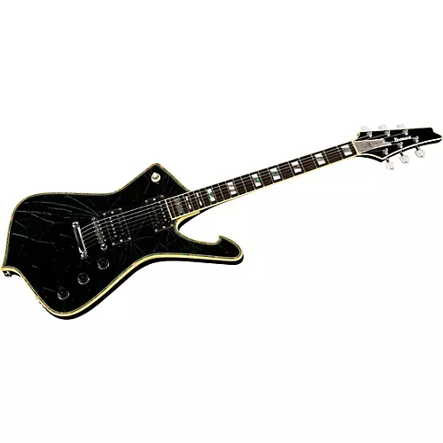 Ibanez Paul Stanley Signature Electric Guitar Cracked Mirror - musicians--Friend