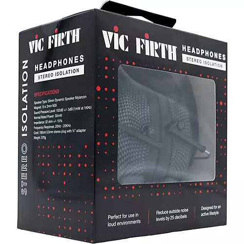 Vic Firth SIH3 Isolation Headphones - musicians--Friend