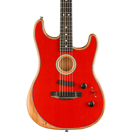 Fender American Acoustasonic Stratocaster Acoustic-Electric Guitar Natural - musicians--Friend