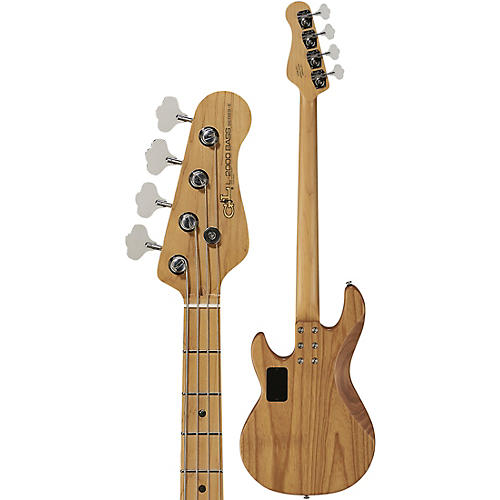 G&L CLF Research L-2000 Maple Fingerboard Electric Bass Jet Black - musicians--Friend
