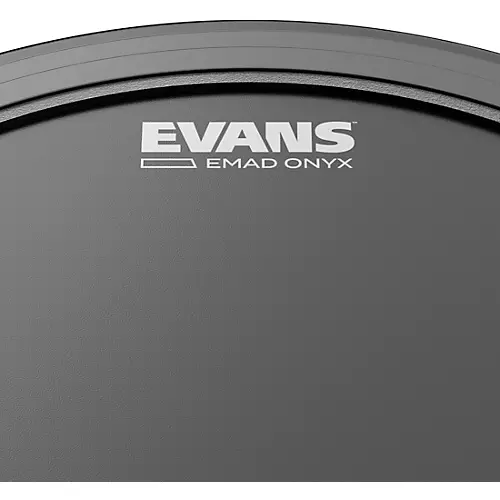 EVANS EMAD Onyx Bass Drum Head 24 in. - musicians--Friend