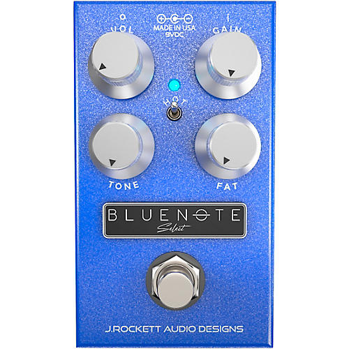 J.Rockett Audio Designs Blue Note Select Overdrive Effects Pedal Blue - musicians--Friend