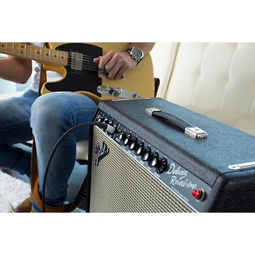 Fender '64 Custom Deluxe Reverb 20W 1x12 Tube Guitar Combo Amp Black - musicians--Friend
