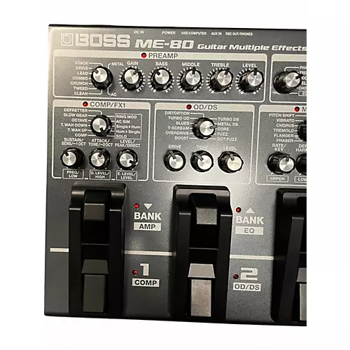 Used BOSS ME80 Guitar Multi Effect Processor - musicians--Friend
