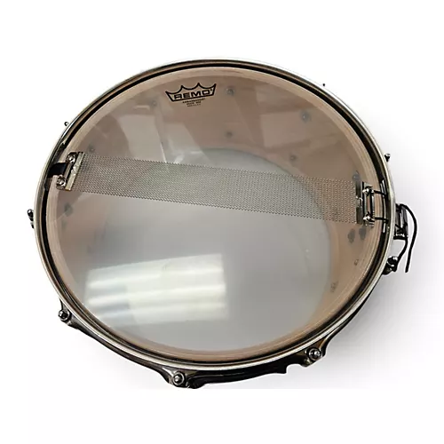 Used Pearl 6.5X14 Masters Studio Snare Black Drum Black 15 - musicians--Friend