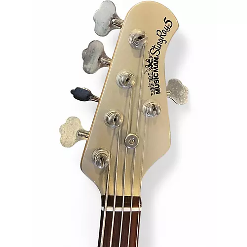 Used Ernie Ball Music Man StingRay 5 Special H pale green Electric Bass Guitar pale green - musicians--Friend