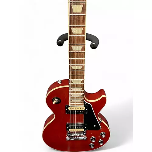 Used Gibson Les Paul Traditional Pro V Satin Cherry Solid Body Electric Guitar Satin Cherry - musicians--Friend