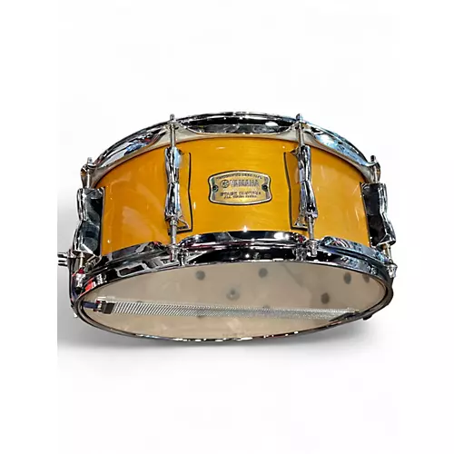 Used Yamaha 4.5X14 Stage Custom Snare Yellow Drum Yellow 5 - musicians--Friend