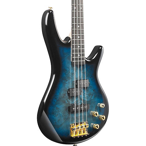 Ibanez GSR200PC 4-String Electric Bass Guitar Transparent Marine Burst - musicians--Friend
