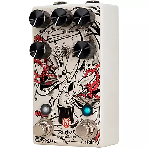 Walrus Audio Slotva Multi-Texture Reverb Reflections of Kamakura Series Effects Pedal White - musicians--Friend