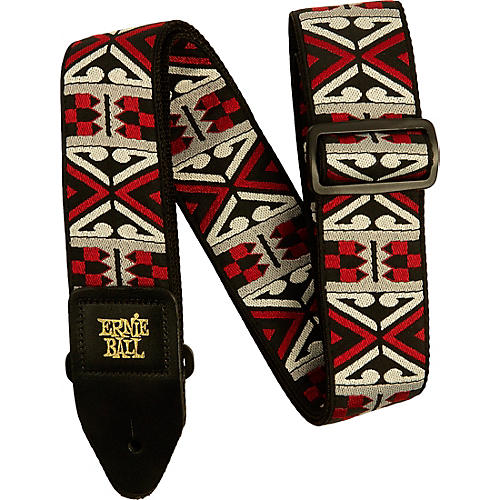 Ernie Ball Jacquard Polypro Guitar Strap Vanilla Rose - musicians--Friend