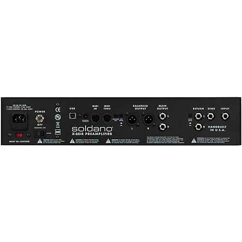 Soldano X88-IR Rackmount Tube Guitar Preamp - musicians--Friend