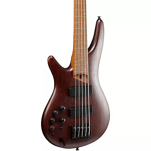 Ibanez SR505EL Left-Handed 5-String Electric Bass Brown Mahogany - musicians--Friend