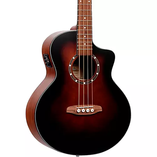 Ortega D7CE 4-String Acoustic Electric Cutaway Bass Guitar Natural - musicians--Friend