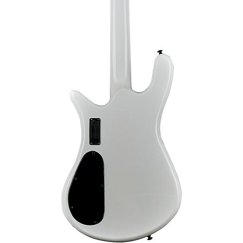 Spector NS Dimension HP 4 Four-String Multi-scale Electric Bass White Sparkle Gloss - musicians--Friend