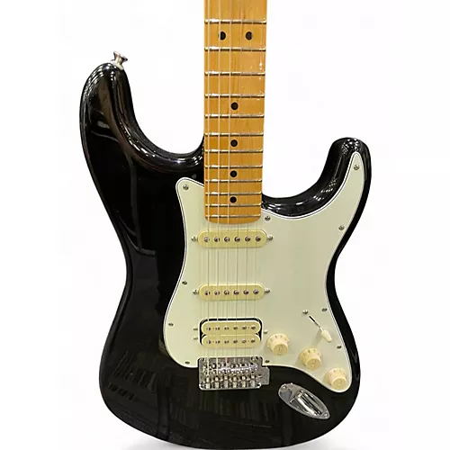Used Fender Player II Stratocaster HSS Black Solid Body Electric Guitar Black - musicians--Friend